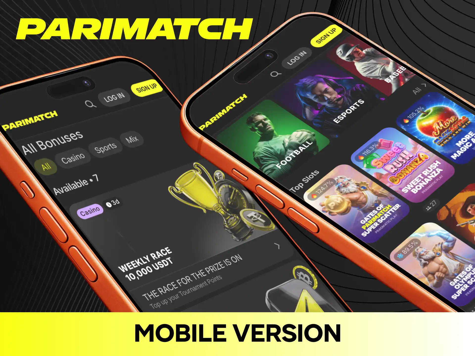 Try the adaptive Parimatch mobile site version for quick browser access anywhere.