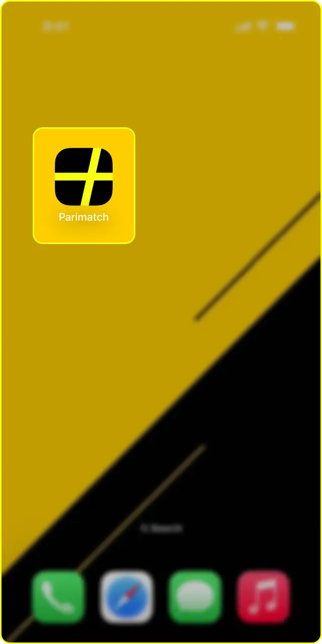 Launch the iOS Parimatch web app to start placing sports bets immediately.
