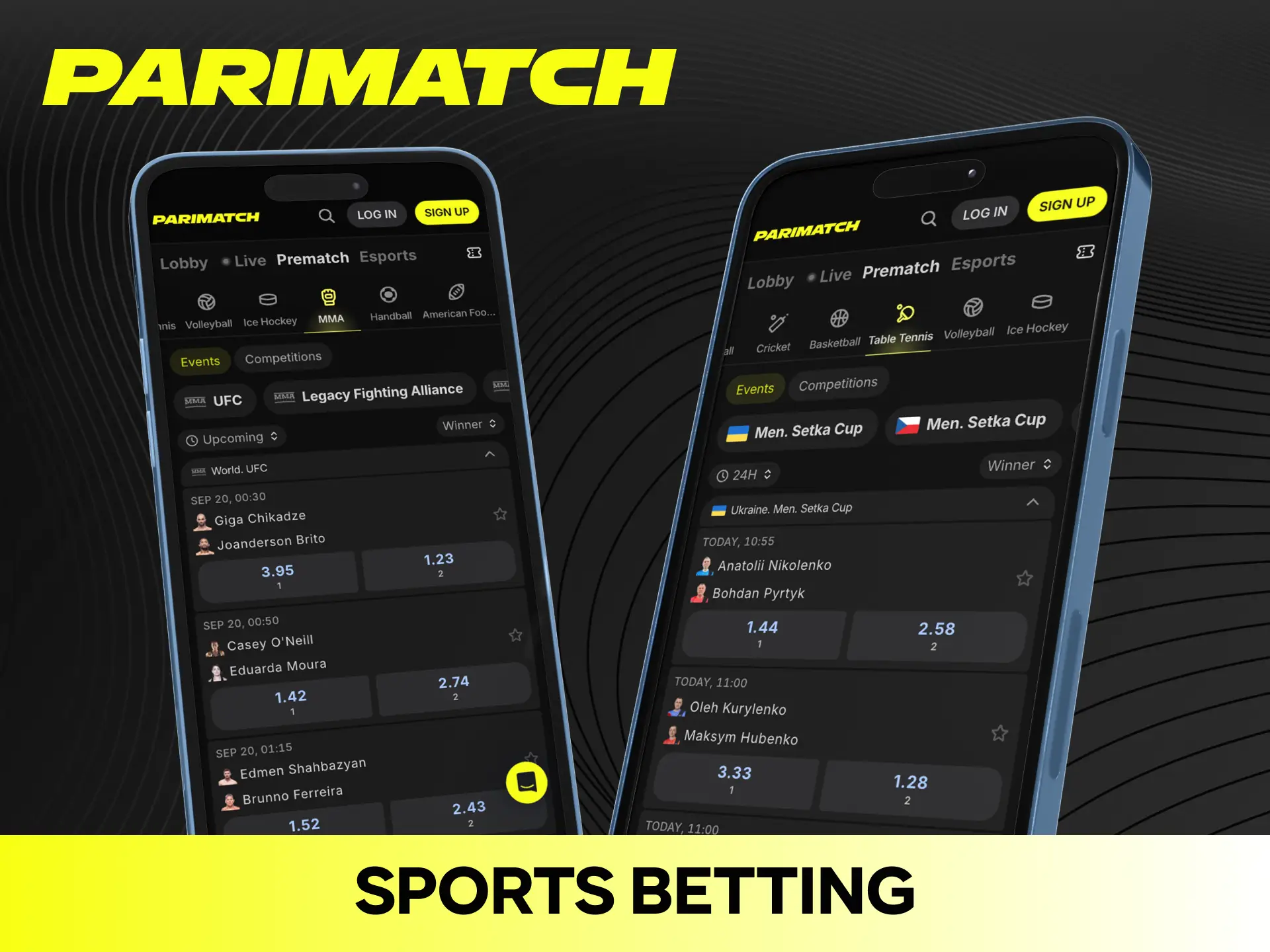 Enjoy mobile sports betting options across various markets on the Parimatch app.