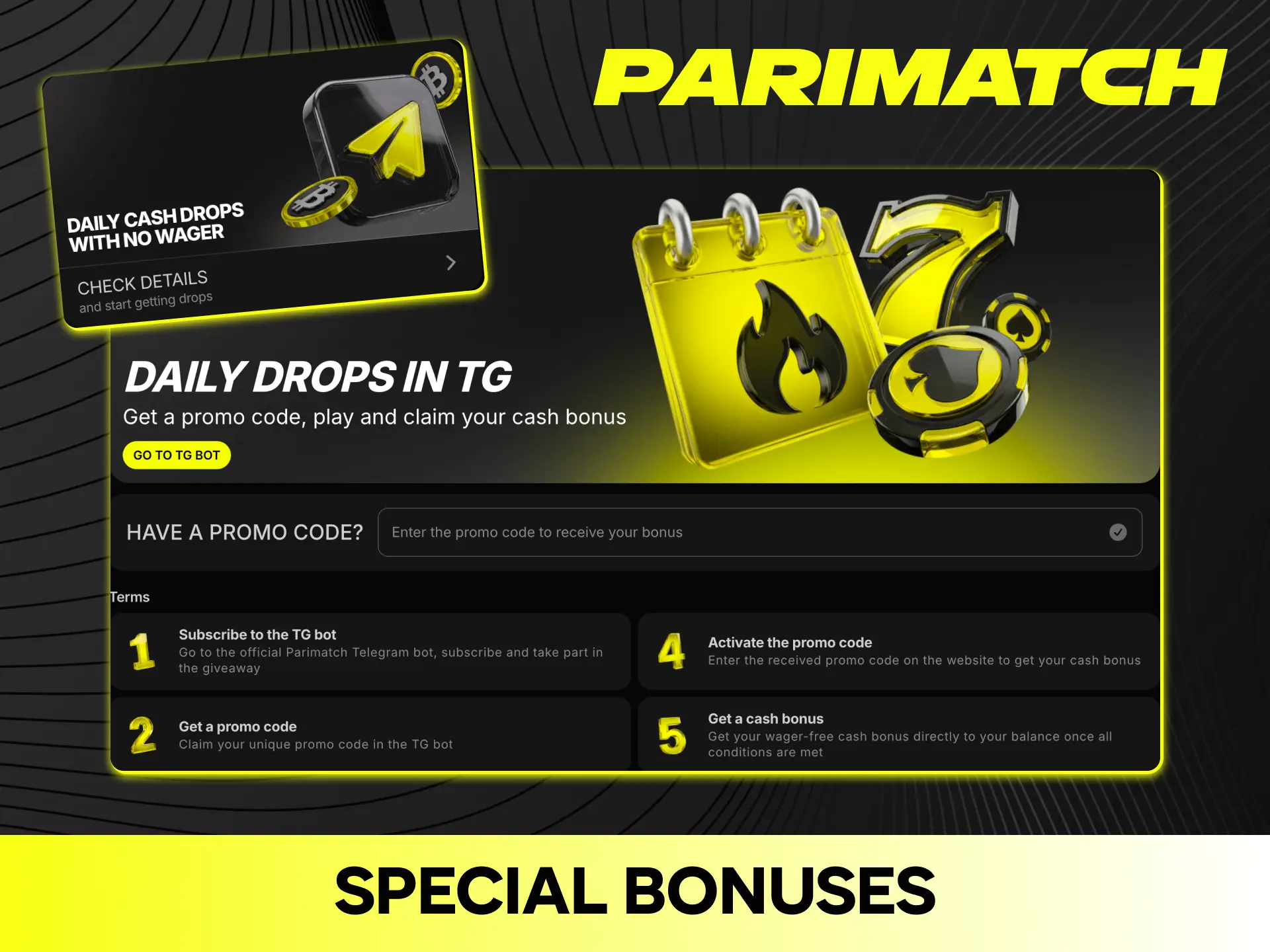 Unlock exclusive limited-time deals and claim a special Parimatch bonus today.