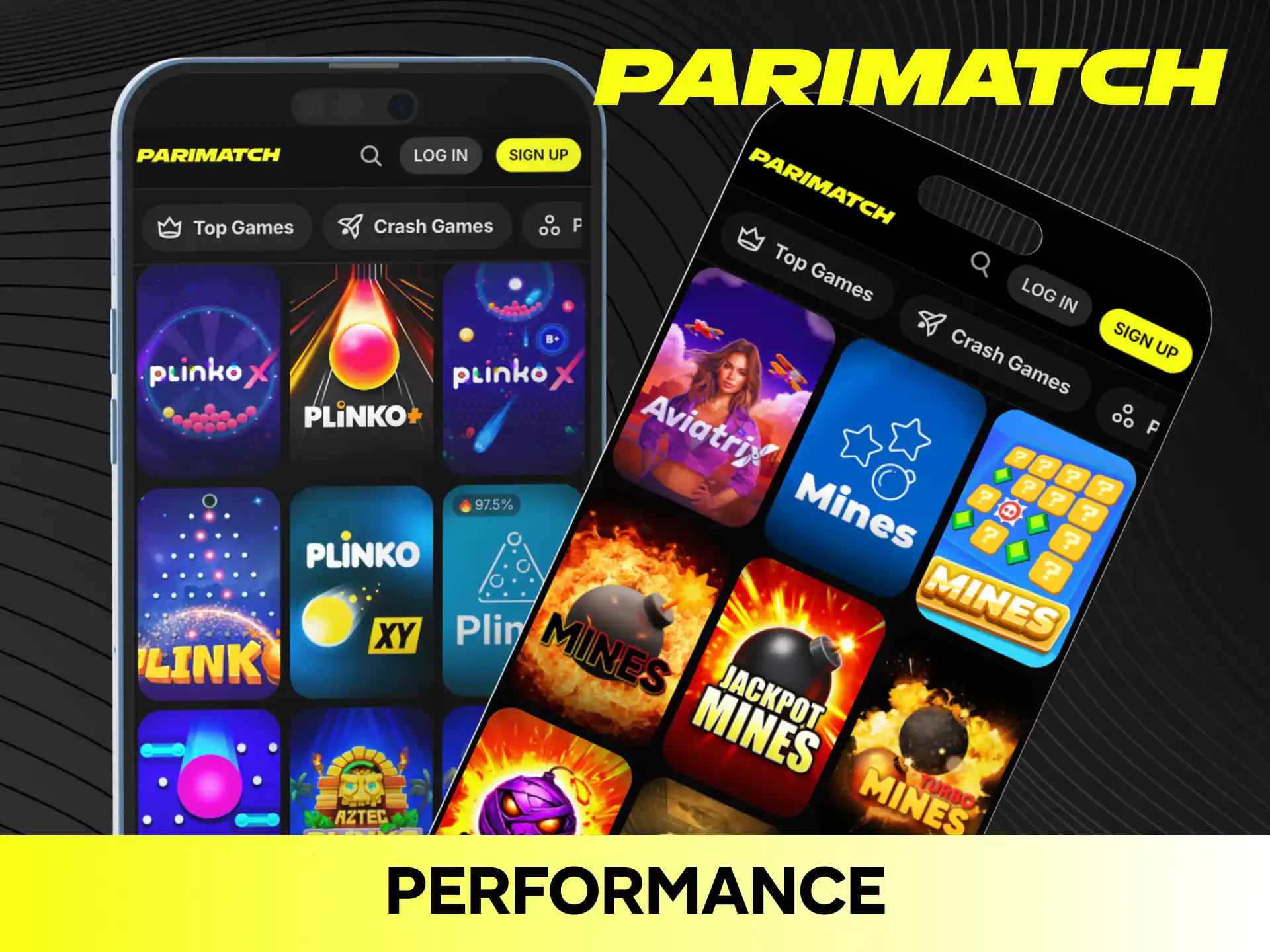 Benefit from fast performance and instant loading speeds while playing on Parimatch.