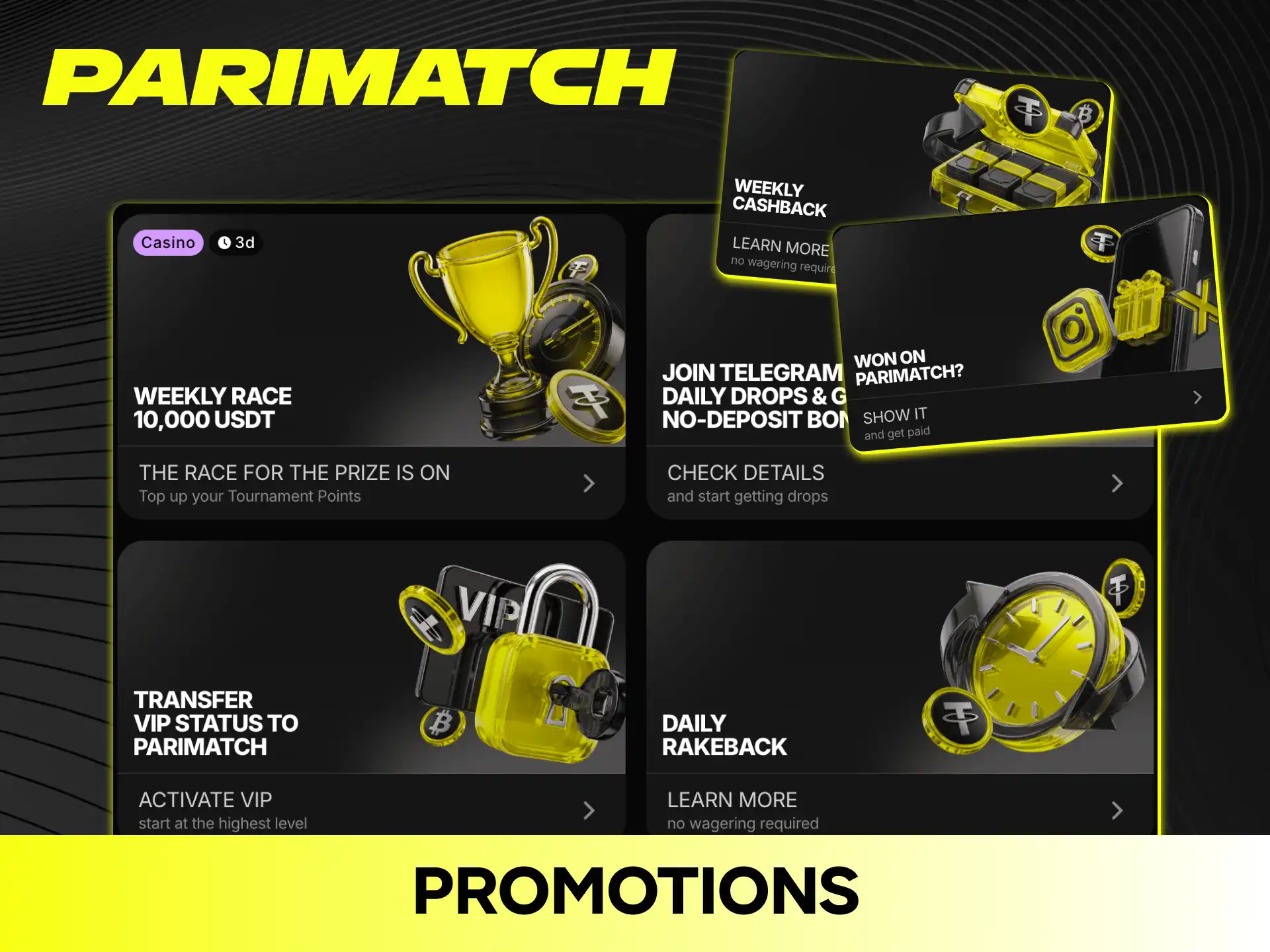 Check out lucrative promotional offers and rewards available on Parimatch.