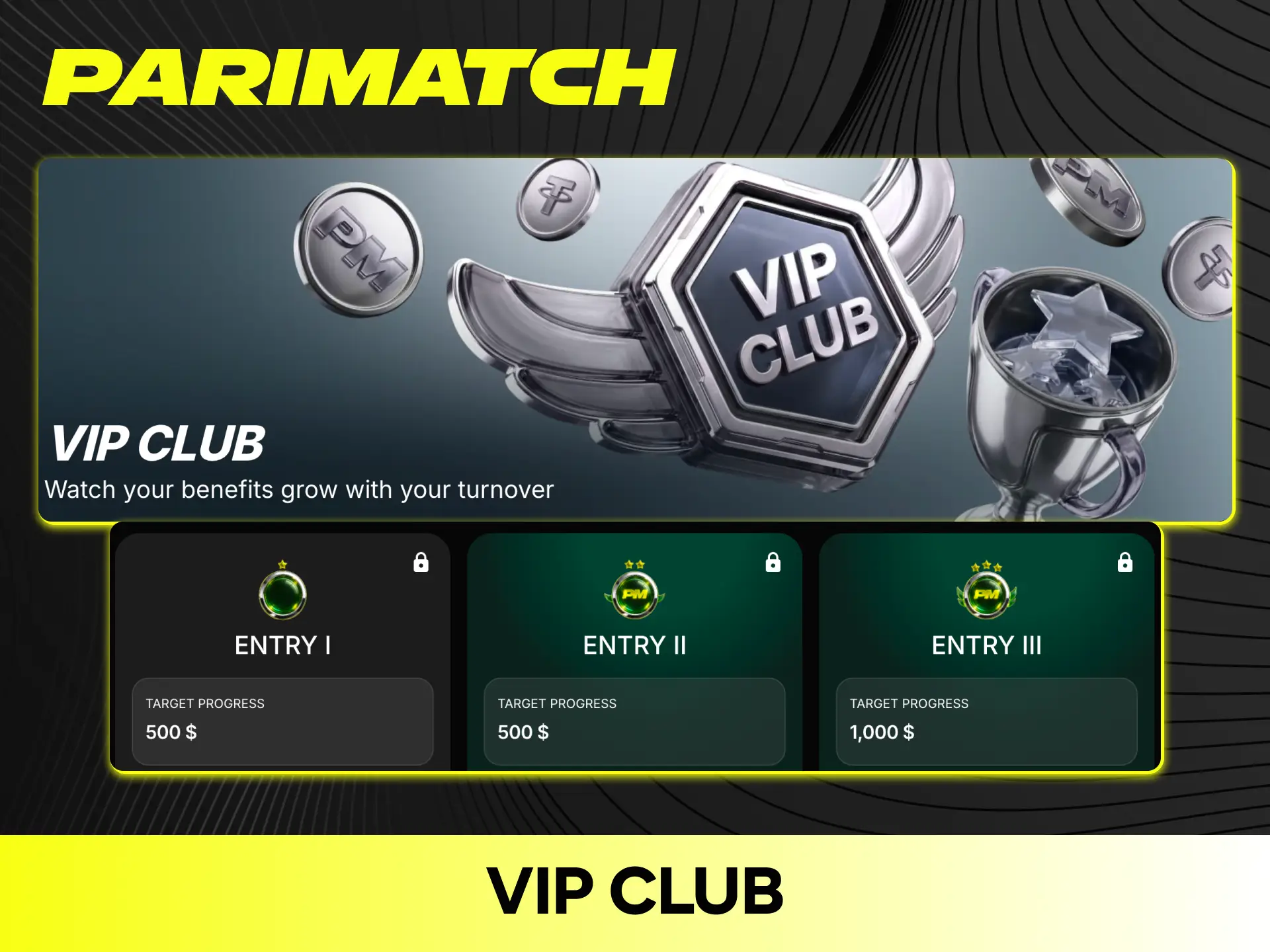 Join the exclusive Parimatch VIP Club to unlock elite betting rewards.