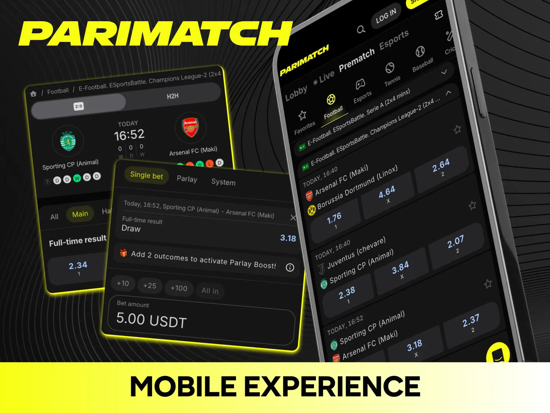 Enjoy smooth mobile performance when betting on virtual sports via the Parimatch app.